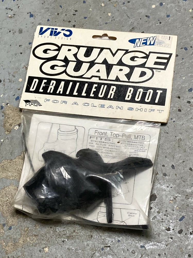 Grunge Guard derailleur boot for Shimano bottom pull front: XTR, XT, LX, STX,
