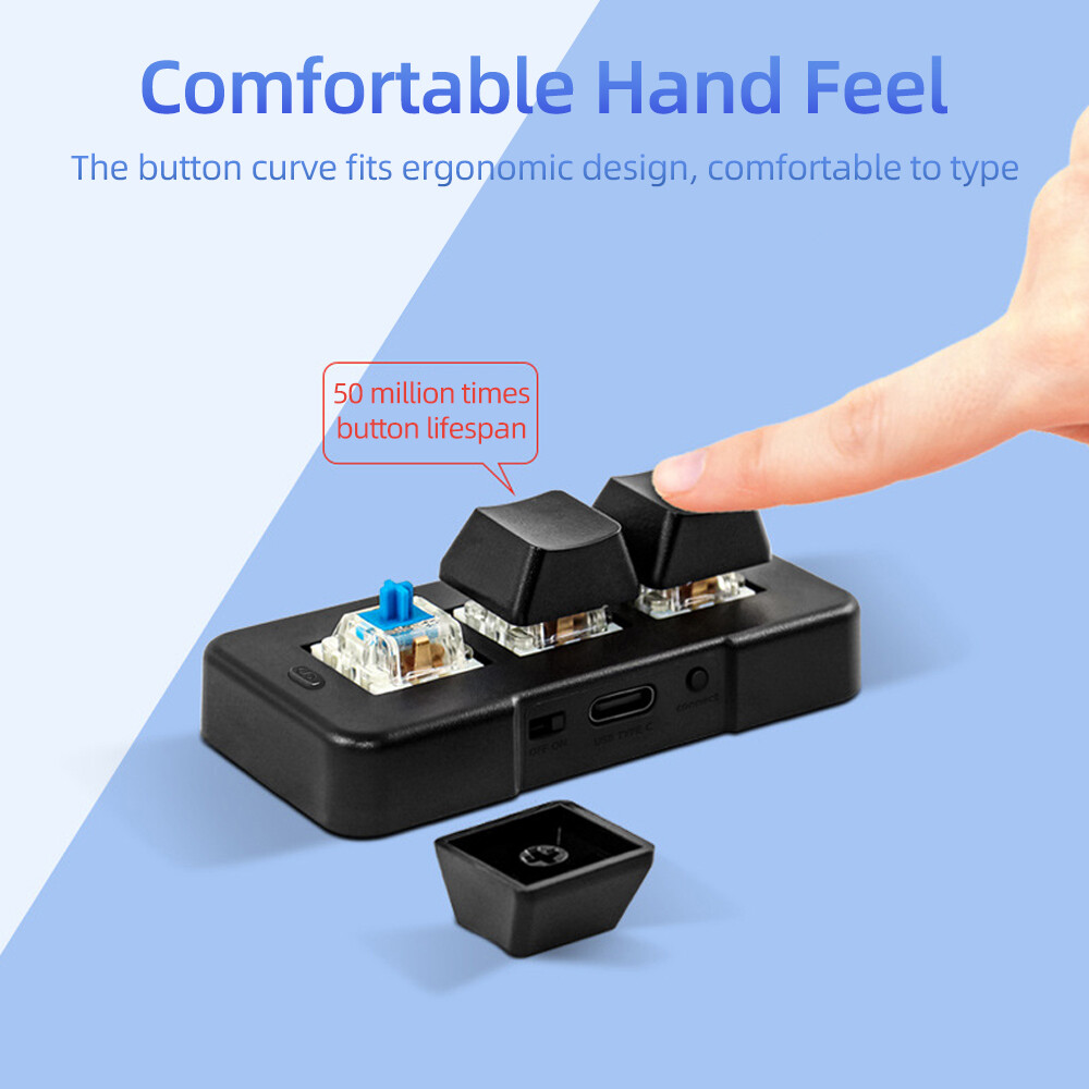 MK321BT 3- Customized Keyboard with Mechanical Blue Switch USB+ B3D1