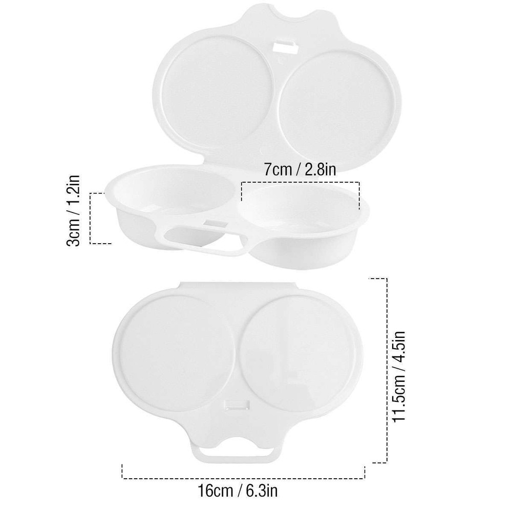 Microwave Egg Poacher Poached Egg Cooker Egg Maker Poached Egg Steamer Kitchen