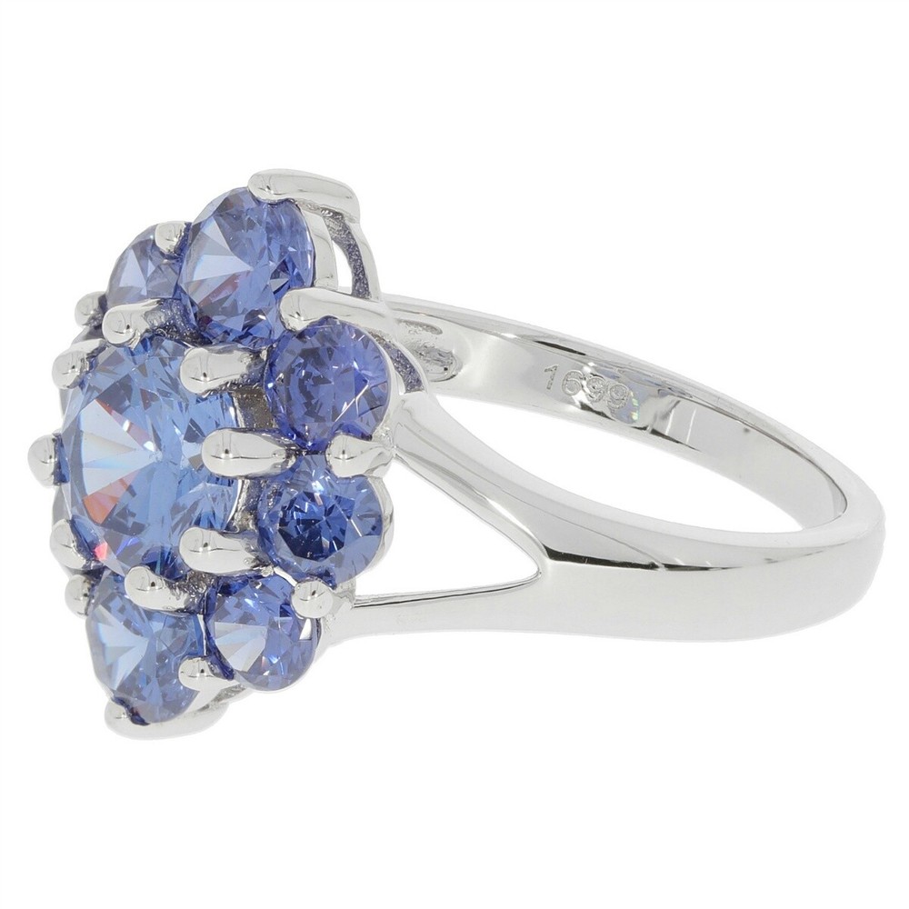 Sterling Silver Semi Mount Ring Setting RD 6.5mm_RD 4.5mm_RD 3.5mm