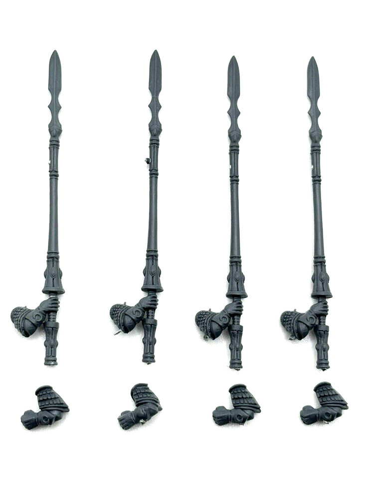 Warhammer High Elf Silver Helms Lance Bits x4