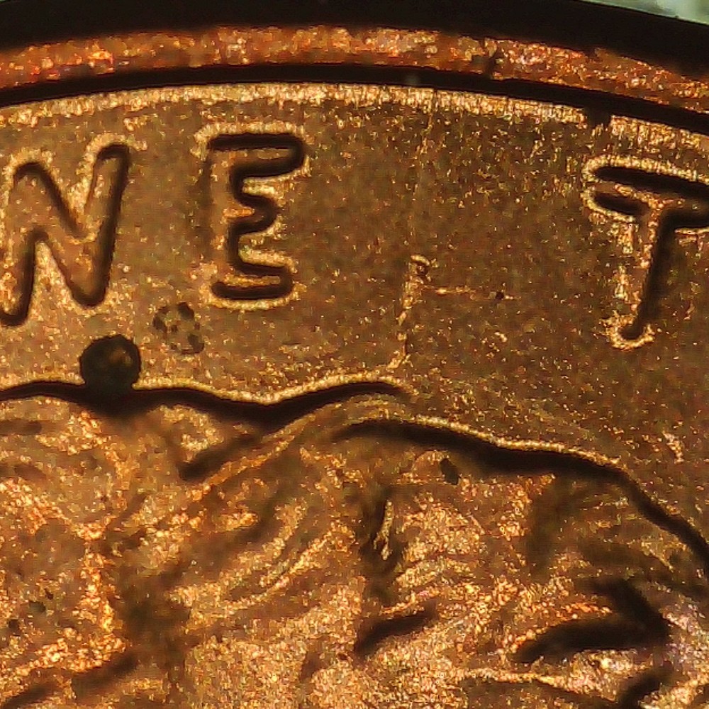 2019 P Spike Head Lincoln Penny Red