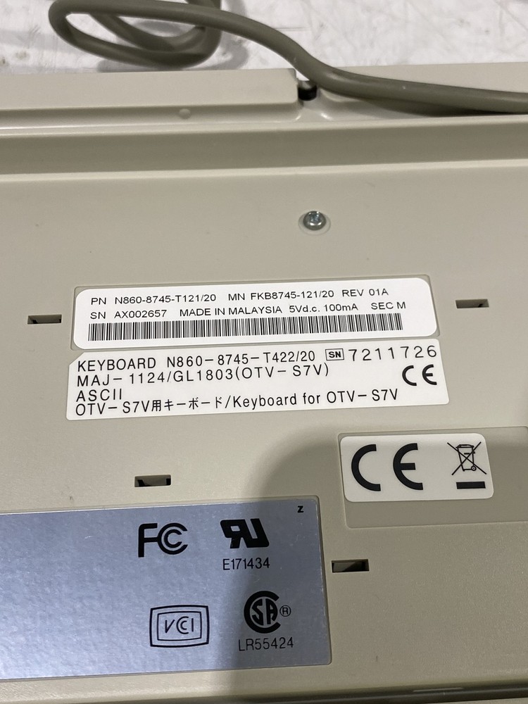 Olympus MAJ-1124 OTV-S7 Keyboard