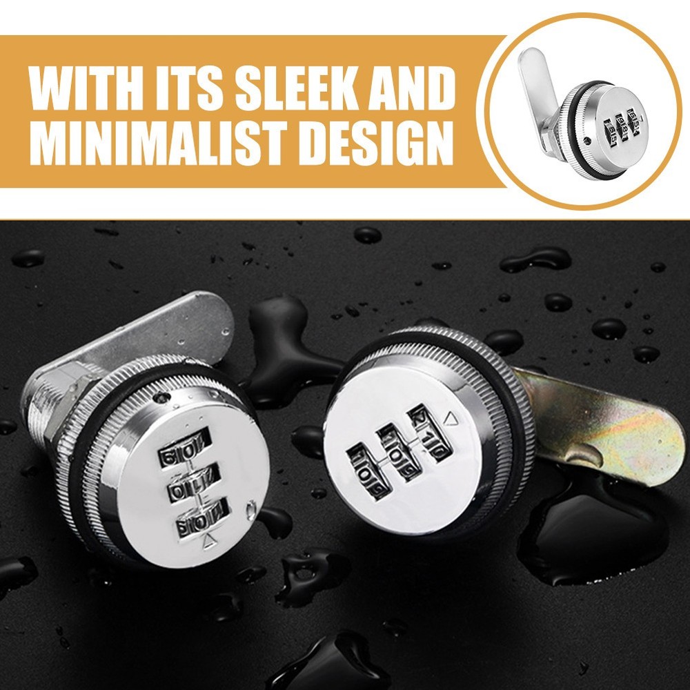 Combination Corner Drawer Lock for Mail Box Cabinet Locks with Code