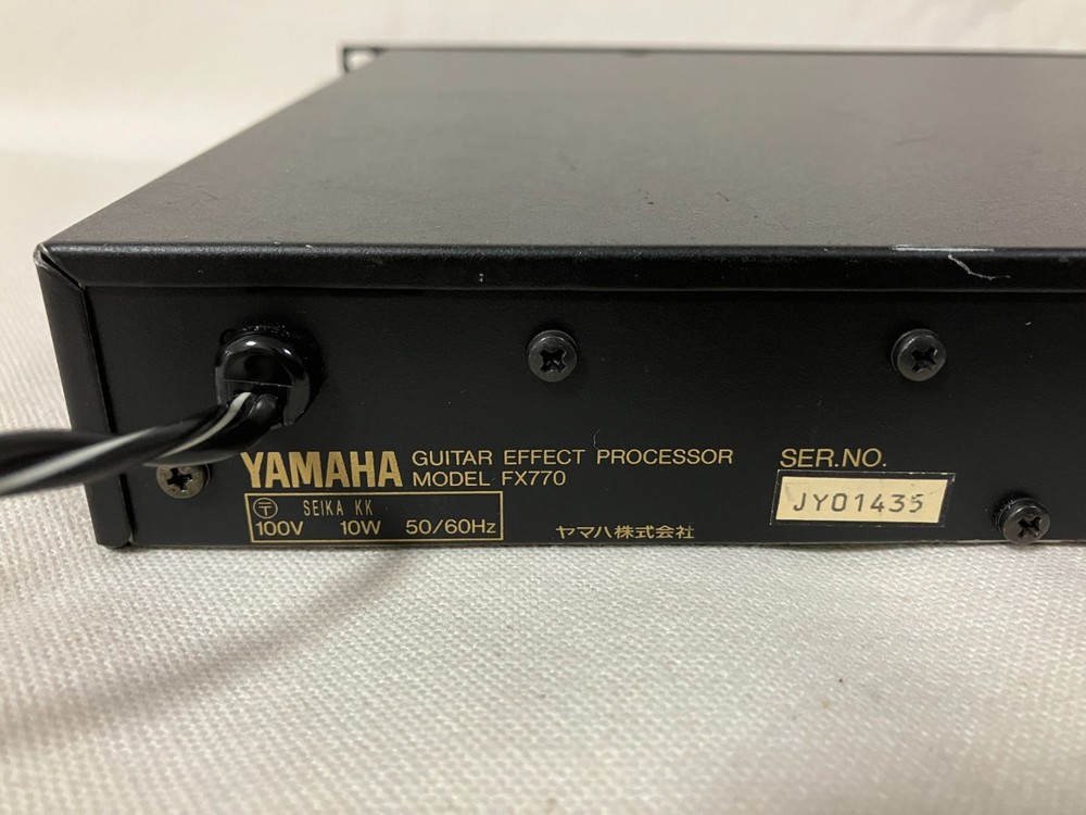 YAMAHA FX770 Guitar Multi Effects Processor Japan Vintage Tested