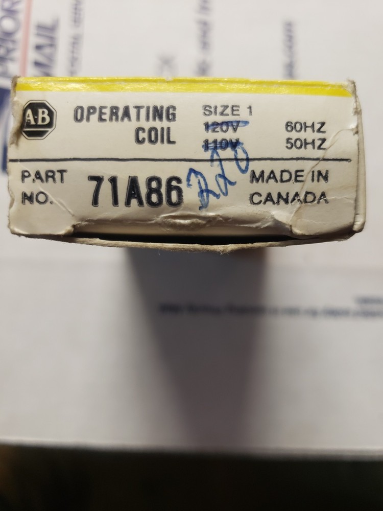 ALLEN BRADEY OPERATING COIL 71A86
