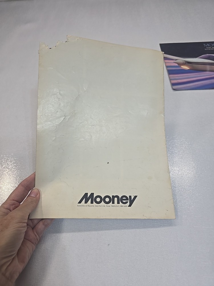 1977 Mooney Ranger OPERATORS Manual M20C and Misc Advertisements ***READ***
