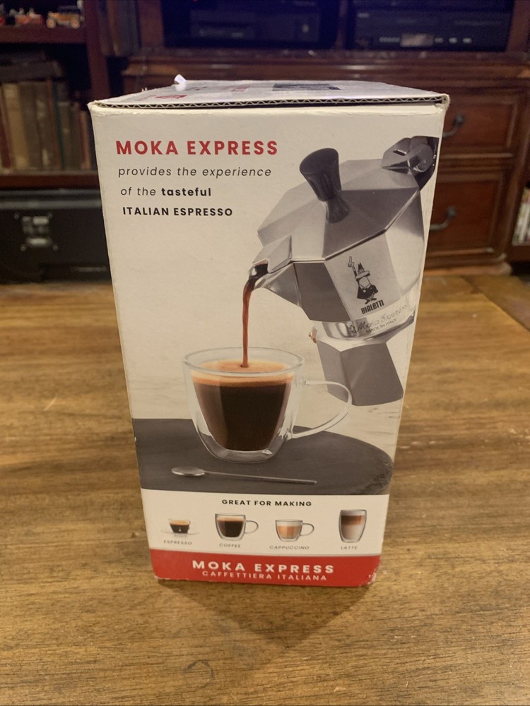 bialetti moka 6 cup express espresso maker