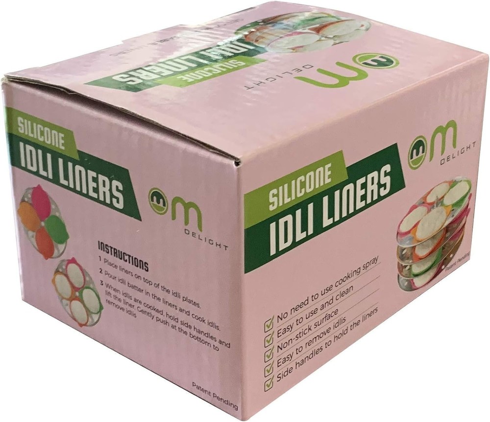 Silicone Idli Liners, Set of 16