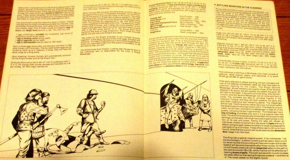 1983 TSR Advanced Module EX2 The Land Beyond the Magic Mirror Adanced D&D NICE!!