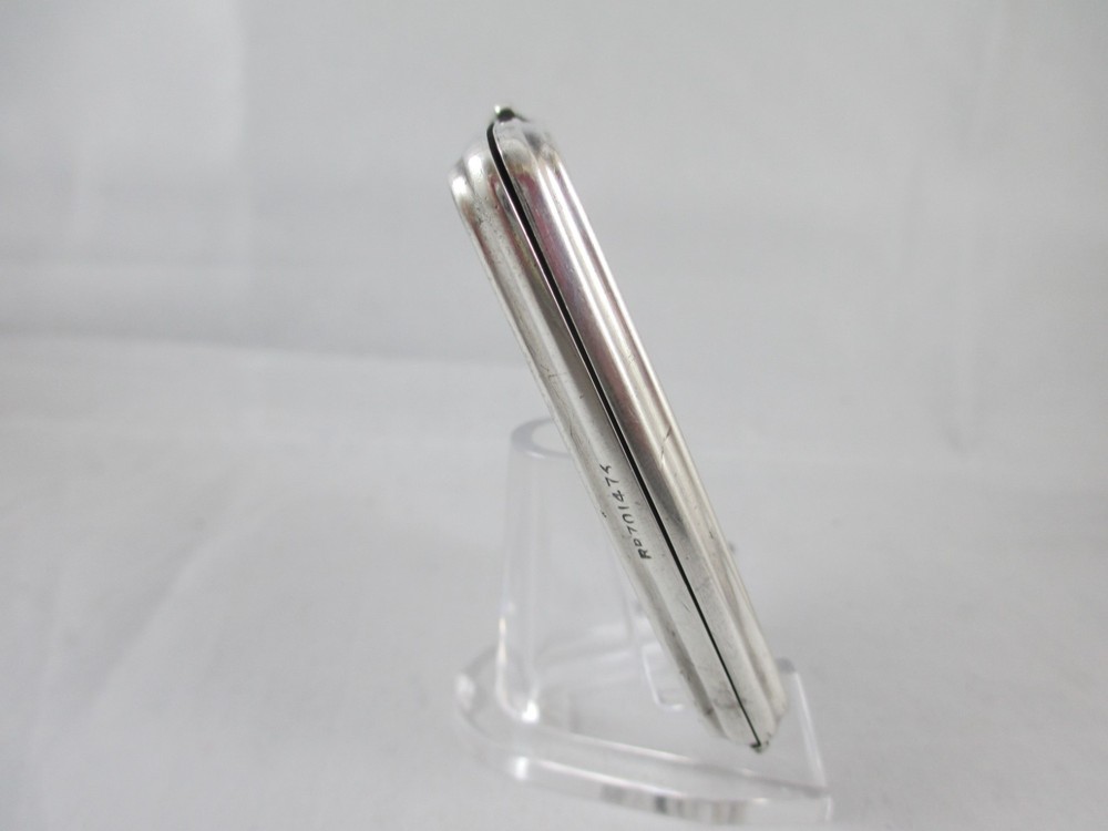 ART DECO SOLID SILVER, GEORGE V MATCH BOOK CASE, THOMAS LACK, BIRM. 1926