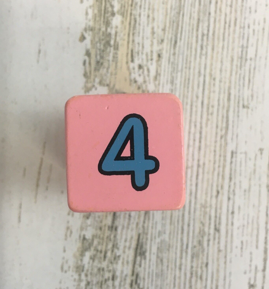 Melissa & Doug Shape Sorting Clock Replacement Piece Number 4 Square