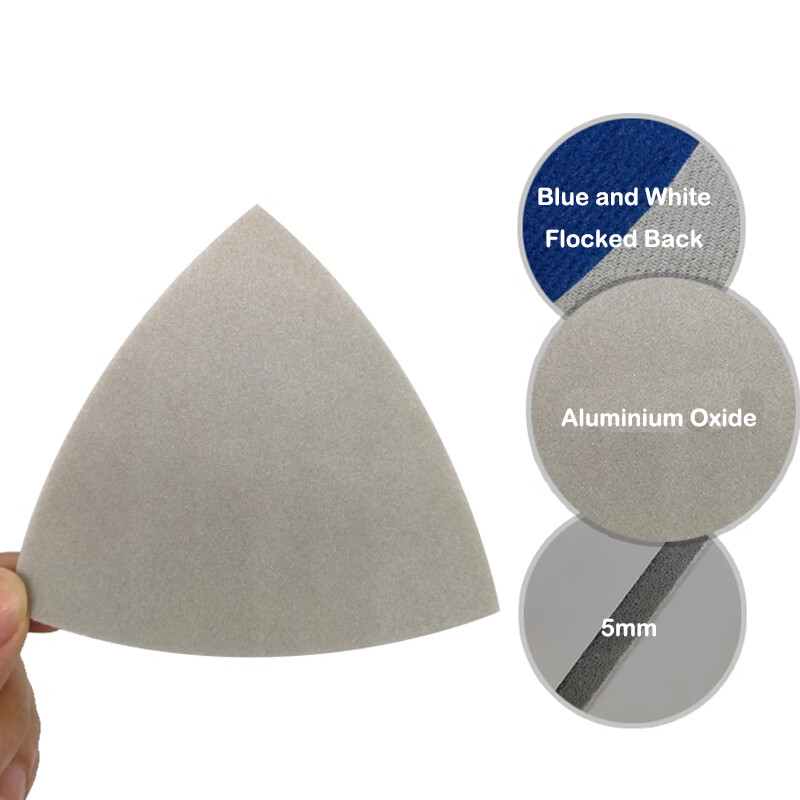 Wet Dry Triangle Sandpaper Hook and Loop Oscillating Tool 300-3000 Mixed Grit
