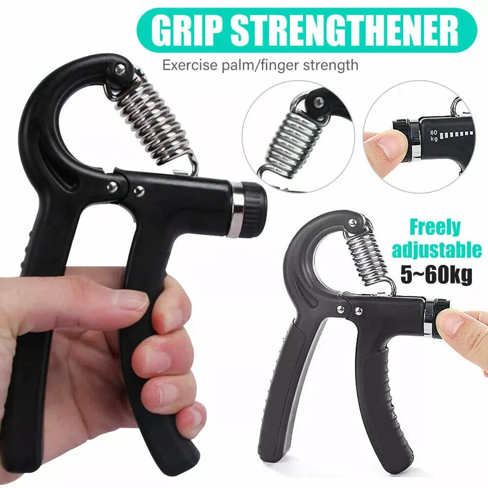 Adjustable Hand Power Grip Exerciser Strengthener Wrist Forearm Strength Trainer