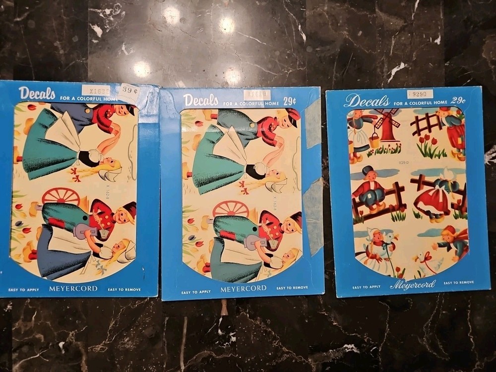 3 Pack Meyercord Decals