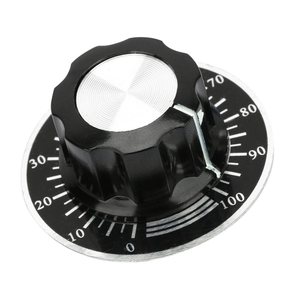 5 Knurled Potentiometer Knobs Durable Volume Control Cap DIY Accessories Premium