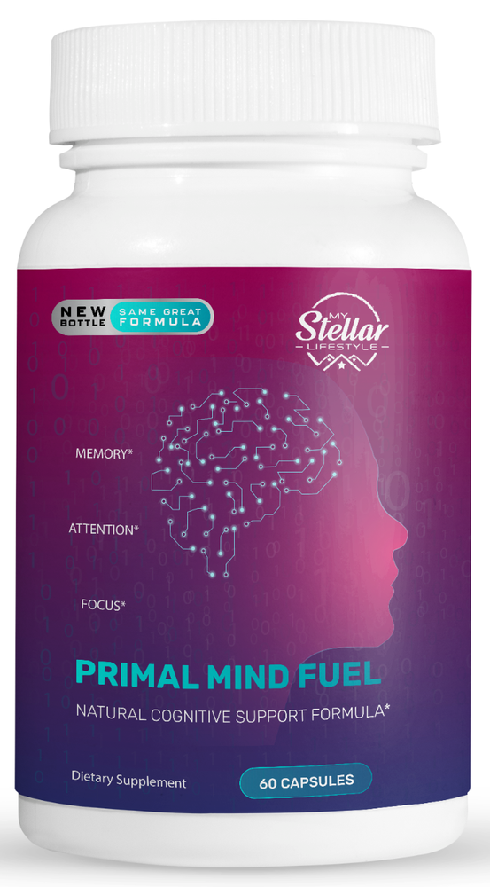 Primal Mind Fuel, natural cognitive support helps memory-60 Capsules
