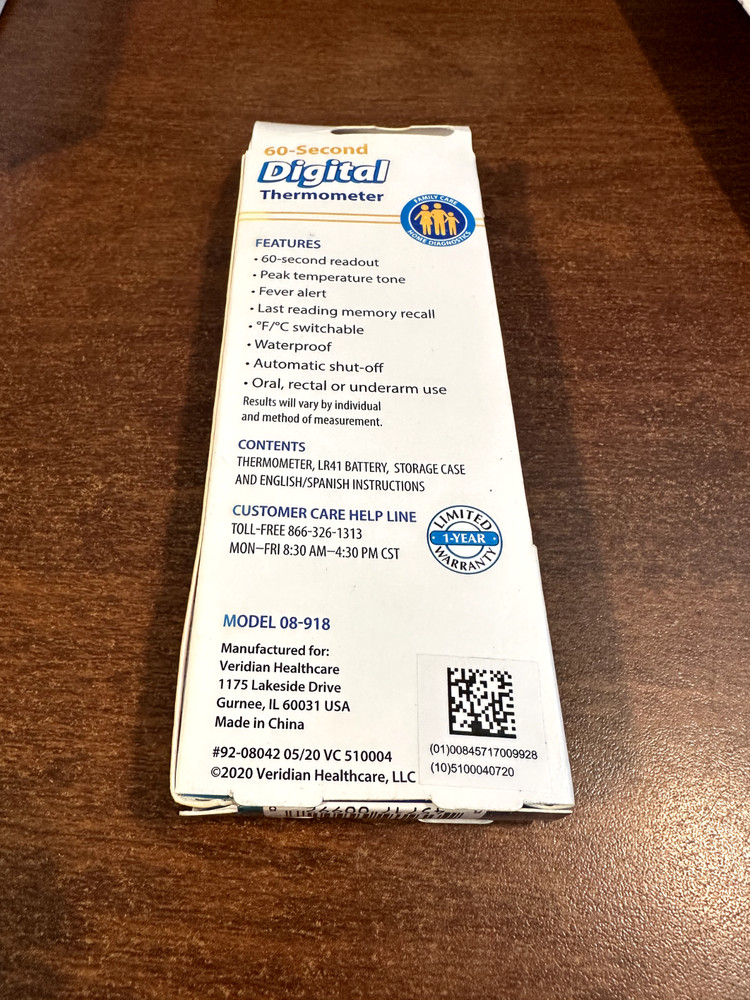 Vega Digital General Use Thermometer (MT-918) 08-918