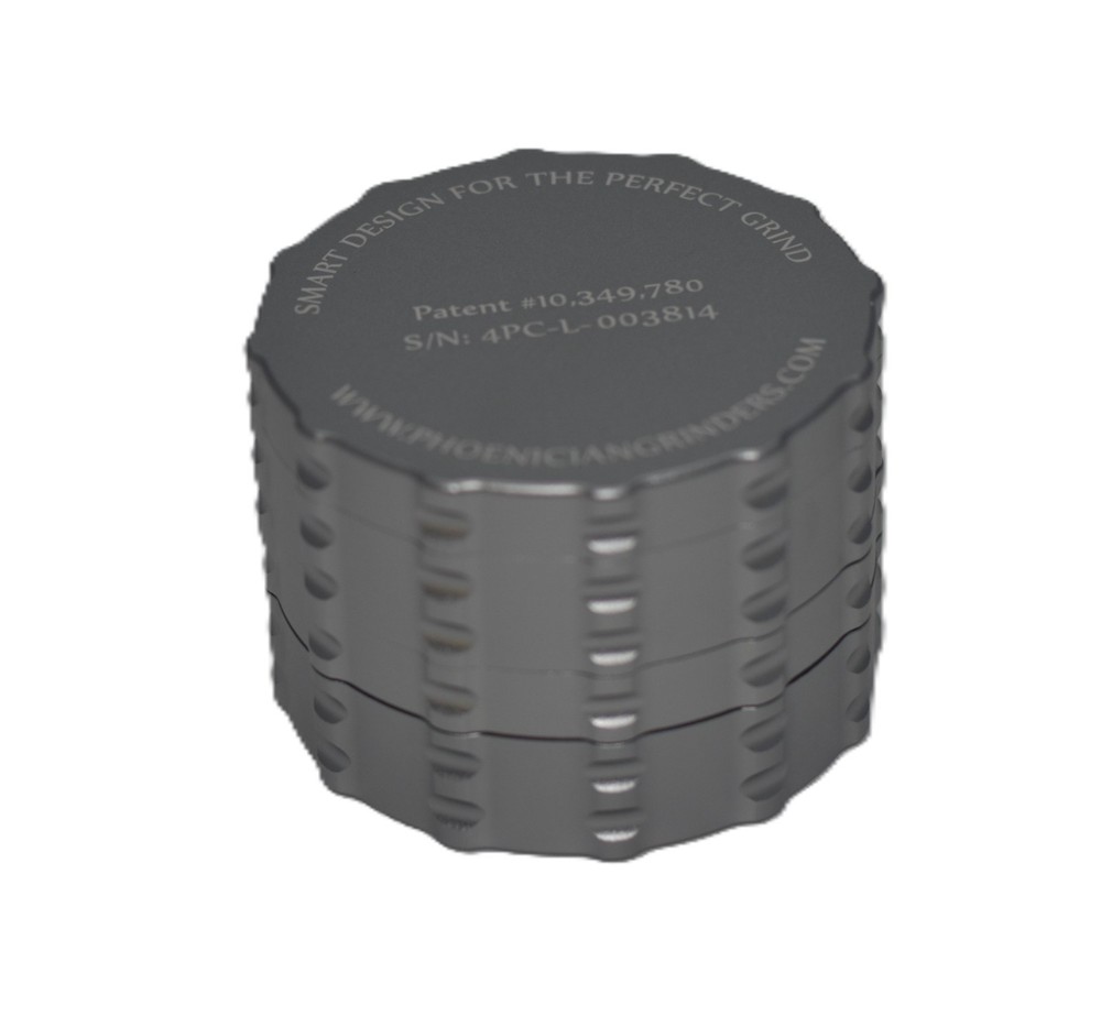 Phoenician - Large 4 Piece Silver Grinder Authentic