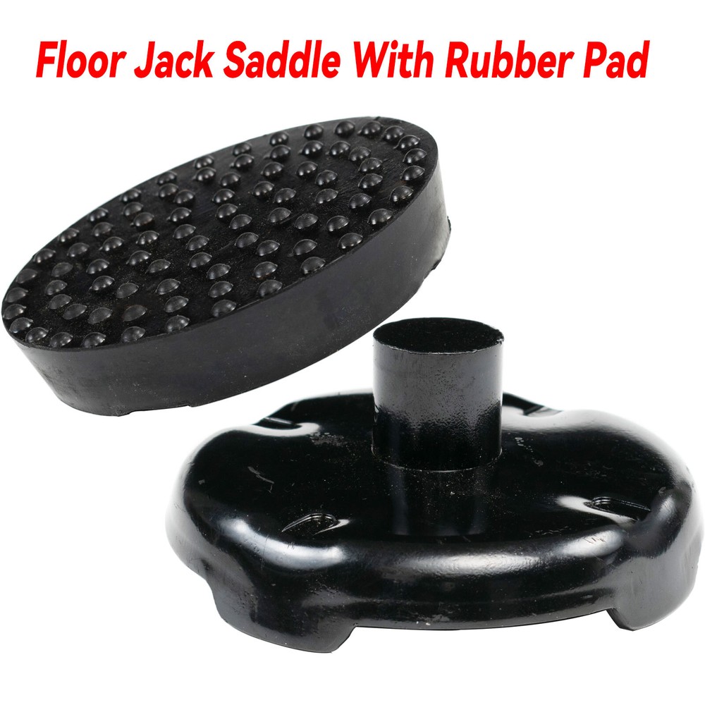 Floor Jack Saddle Rubber Pad Point Fit 4 Tons Jacks Adapter Lifting Protector