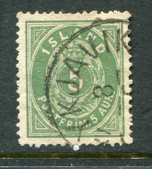 Iceland #16 Numeral 5 Aur. [Used]