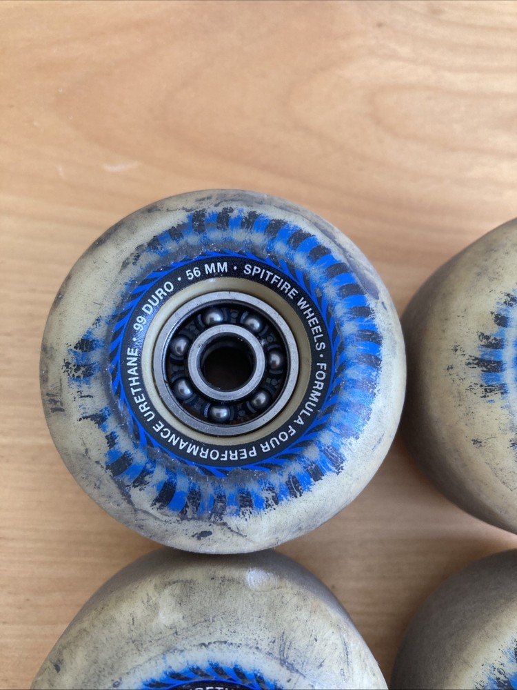 56mm 99d Spitfire Wheels Formula Four Classics Skateboarding Bones Bearings