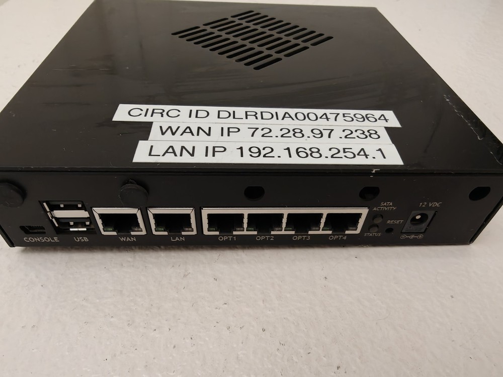 Netgate SG-4860 Firewall Network Appliance, Model SG-4860, MPN SG-4860