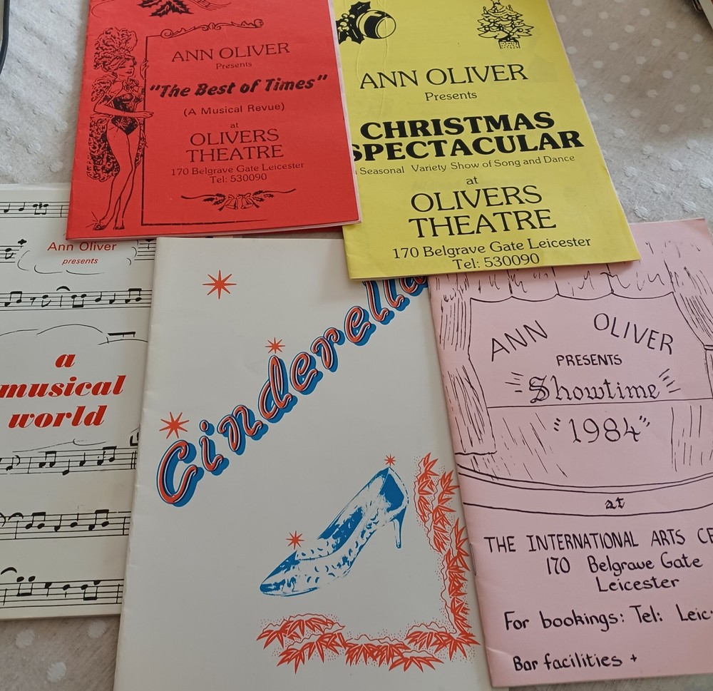 Ann Oliver Dance School, Leicester, show programmes