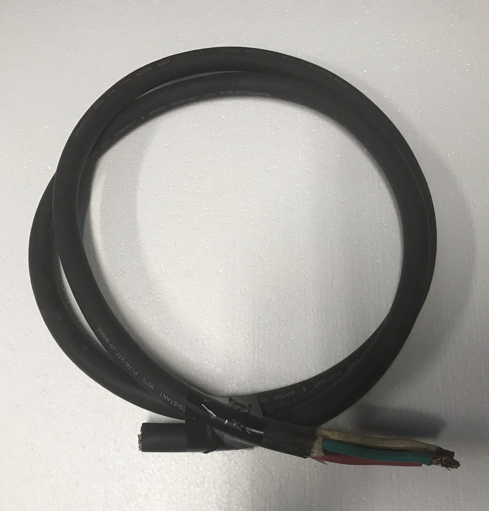 6’ AWG 8-4, SOOW 600 Volt Wire