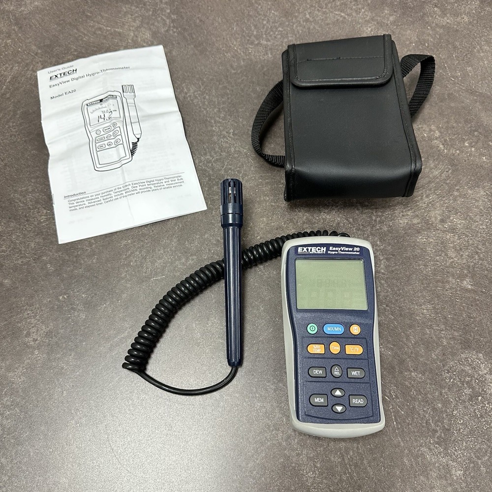 Extech EA20 Hygro-Thermometer, Tested Working!