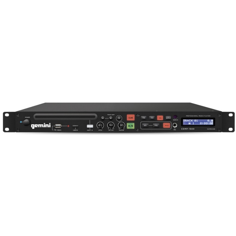 GEMINI CDMP-1500 Rackmount Pitch Control Media Player