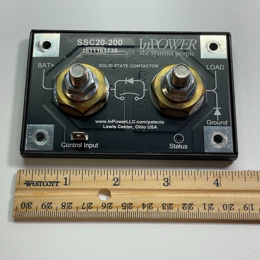 4x InPower SSC20-200 Solid State Disconnect Switch, 200A Over Shutdown - USA