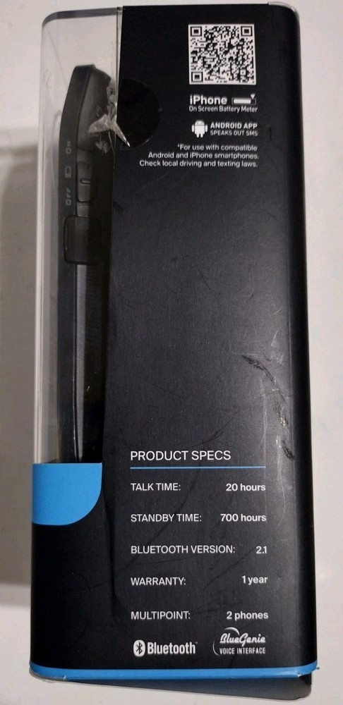 BlueAnt Commute Bluetooth Handsfree True Speech to Text Car Speaker Kit OPEN BOX