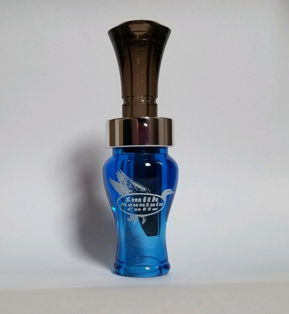 Smith Mountain Calls Blue Acrylic Duck Call With Poly Insert