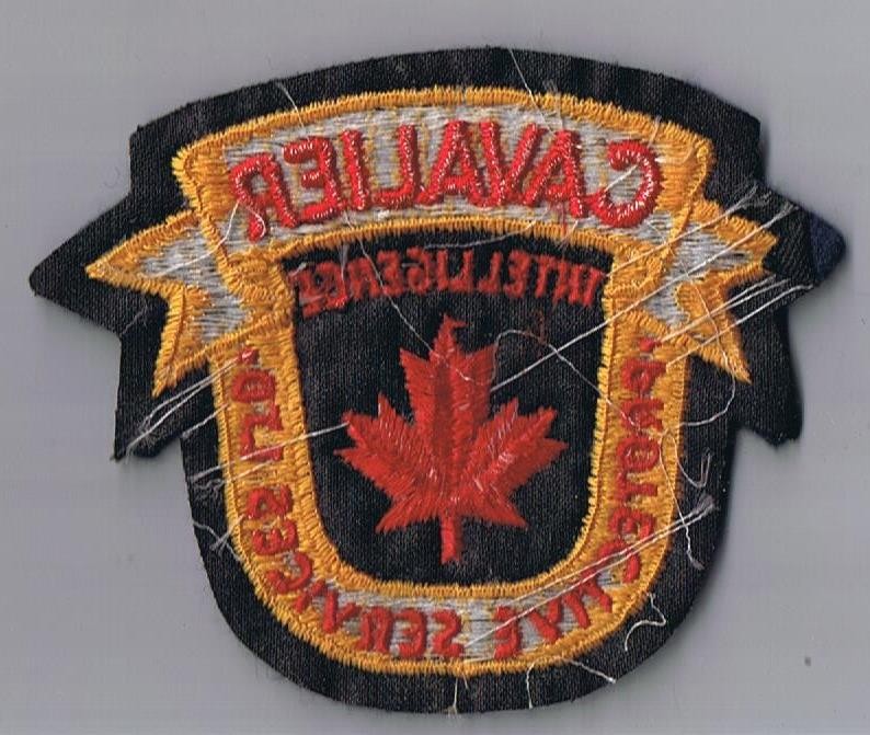Cavalier Protective Services Ltd Patch - 3" x 4" Security Canada