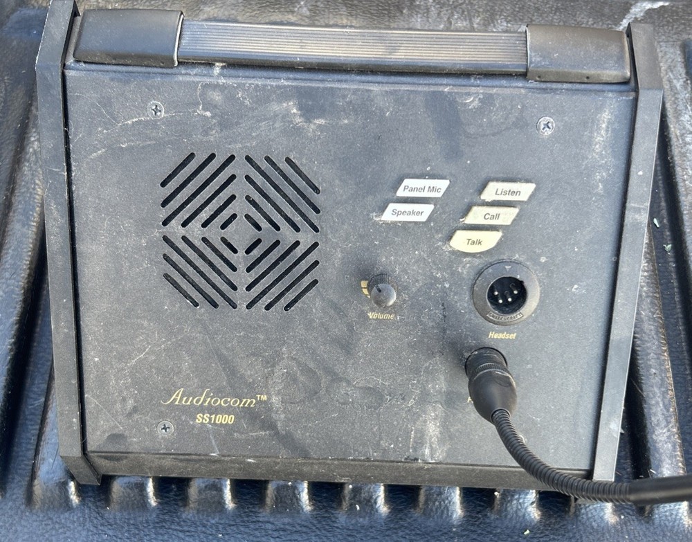 Telex Audiocom SS1000 Intercom Speaker Station and Microphone