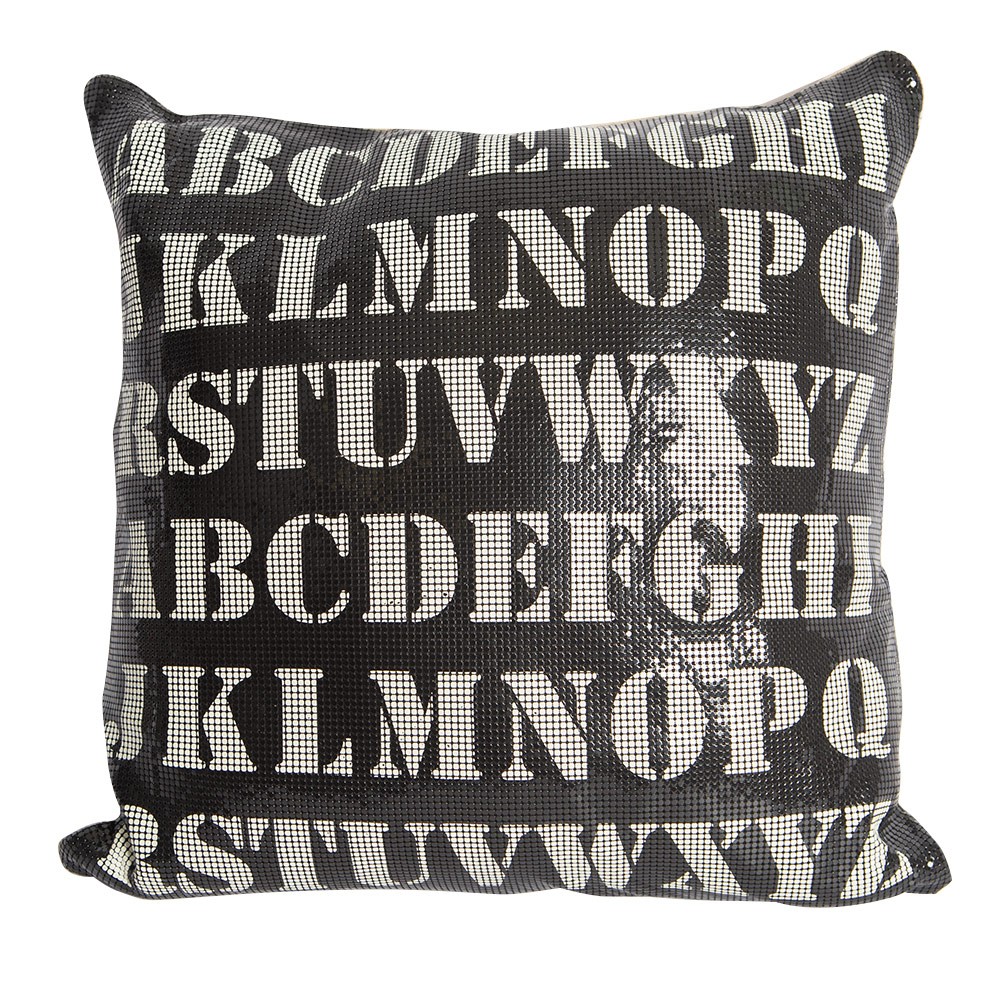 CAM Alpha Mesh Cushion Noir 40x40cm