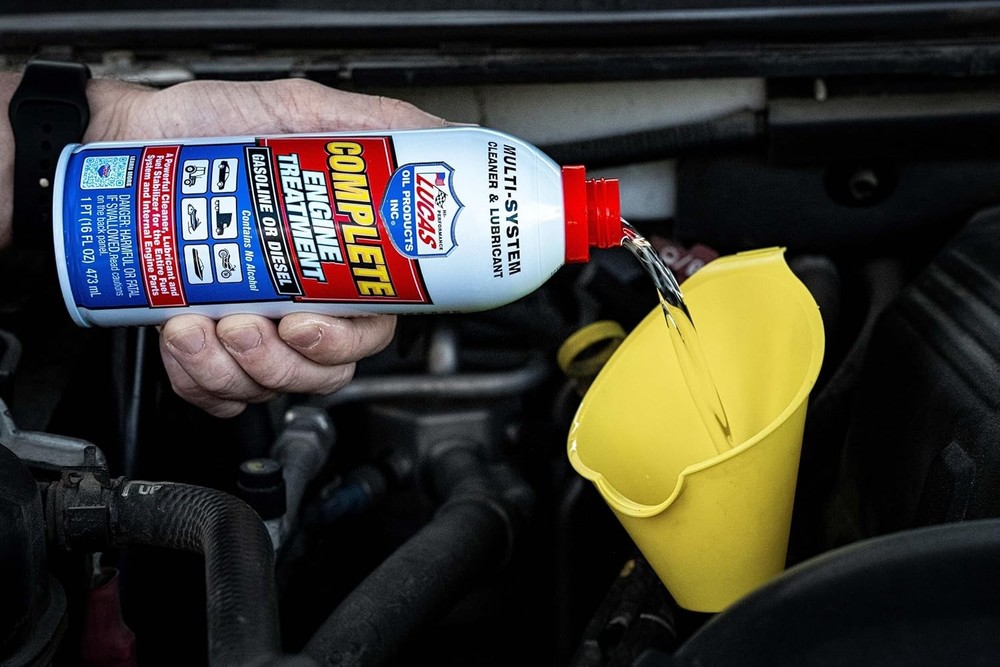 Lucas Complete Engine Treatment - Reduces Emissions & Improves MPG - 16 Oz