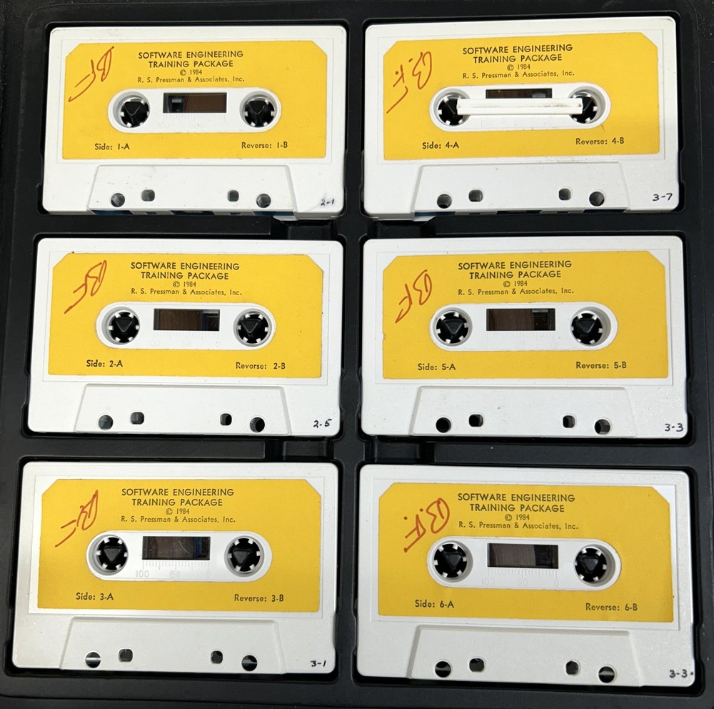 Software Engineering Training Package 6 Cassettes