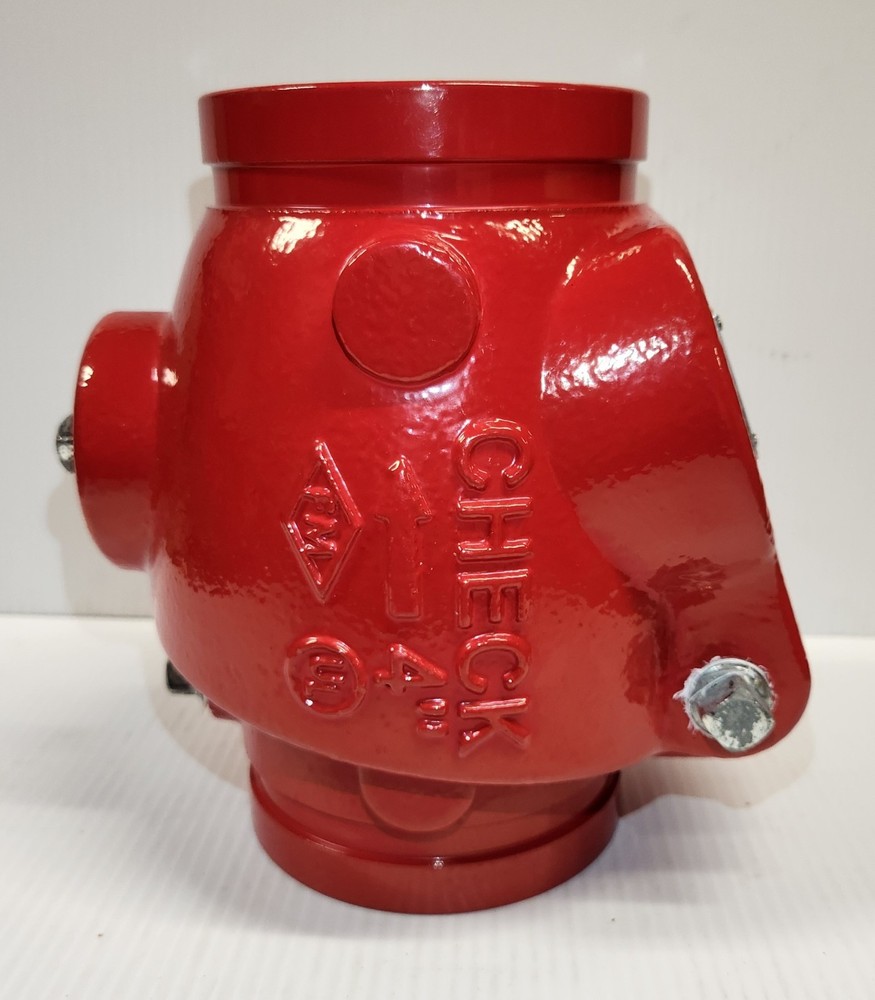 4" GROOVED CHECK VALVE WP 300PSI