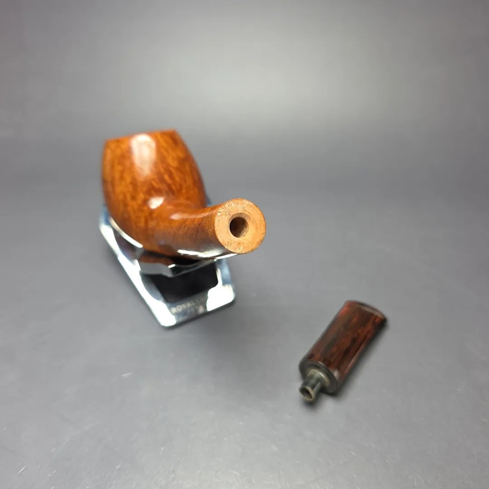 Dave Neeb Smooth Long Shank Apple Handmade Briar Pipe, New