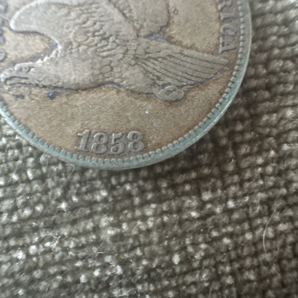 1858 Flying Eagle Cent - Small Letters - Tougher Coin