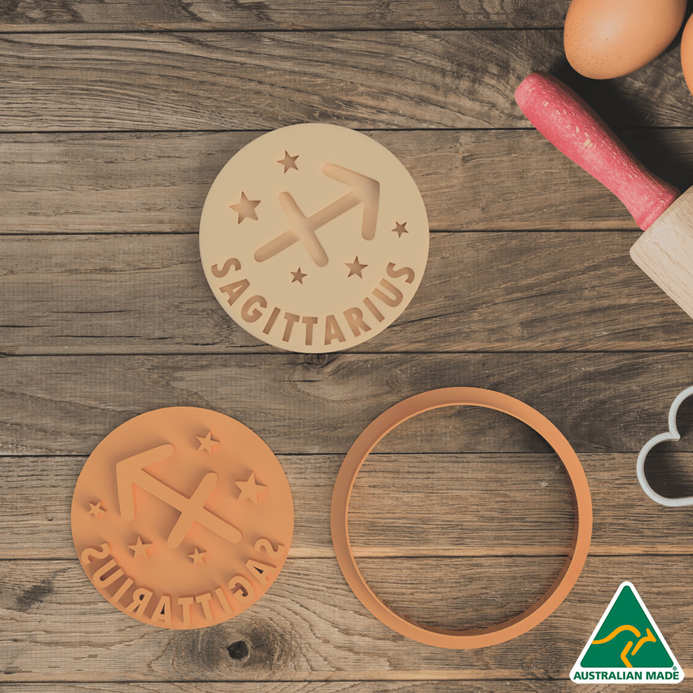 Zodiac Set Cookie Cutter and Embosser Stamp
