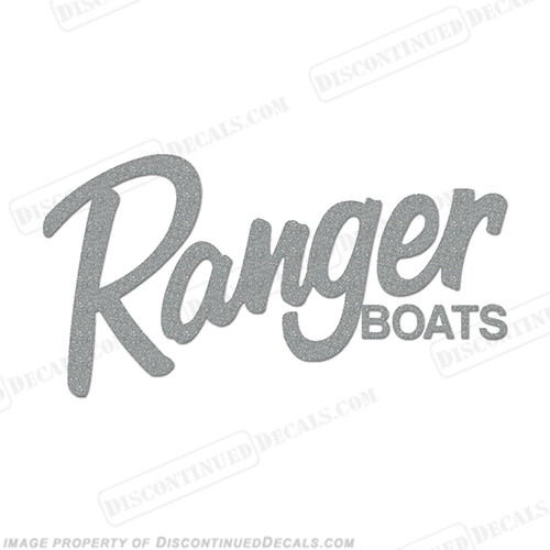 Fits Ranger Boats Decal - Metallic Silver