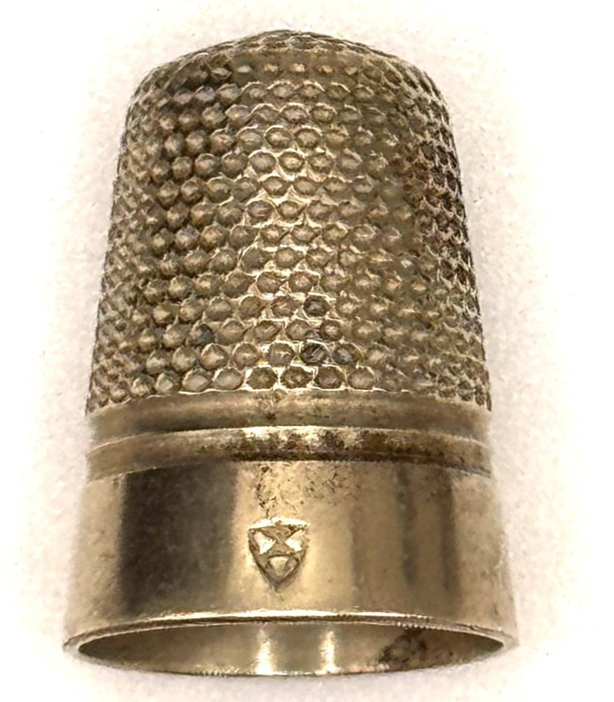 2 Vintage Sterling Silver Thimbles