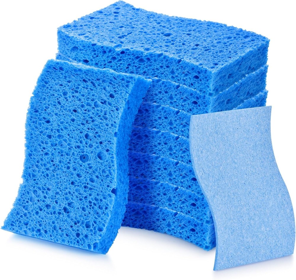 Dish Spons Kitchen, Premium Blue Dish Washing Kitchen Spon, pred