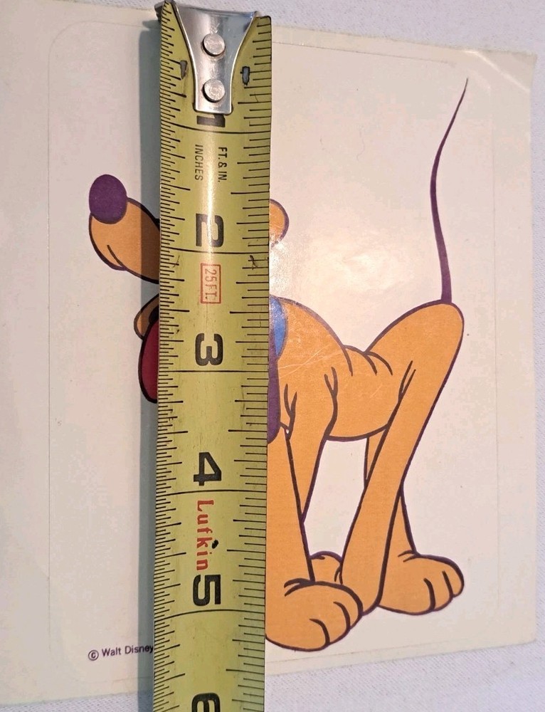 Vintage Disney ~ PLUTO Stickers Sticker Pack 3 Sheets