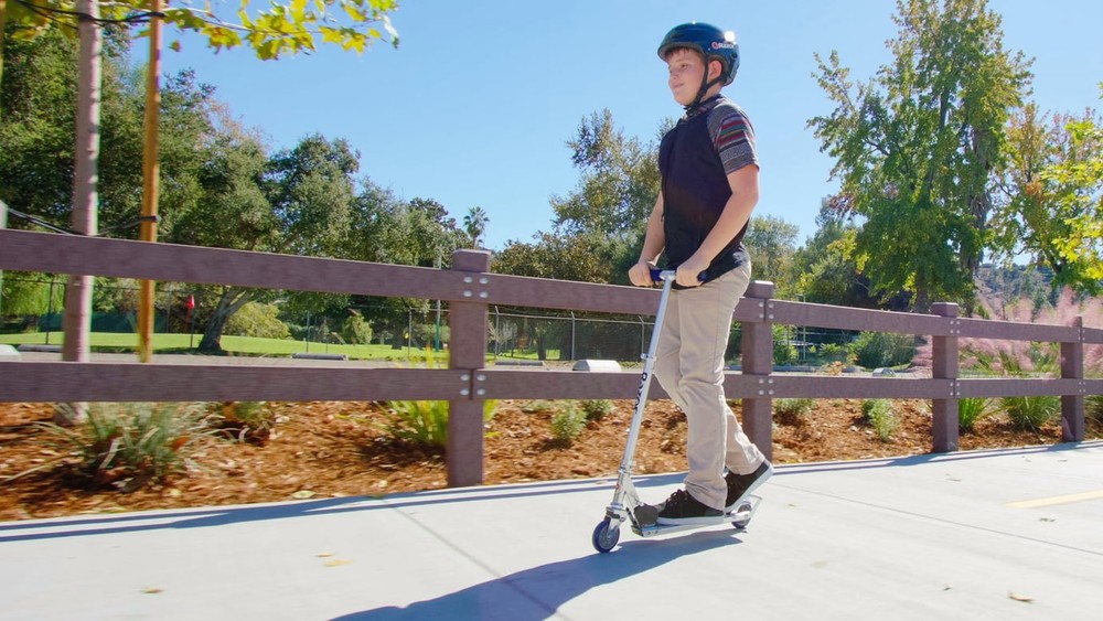 Kick Scooter Wheelie Bar Foldable Lightweight