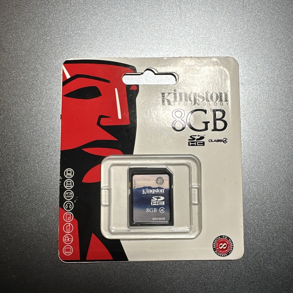 Kingston 8GB SDHC MEMORY CARD  Class 4
