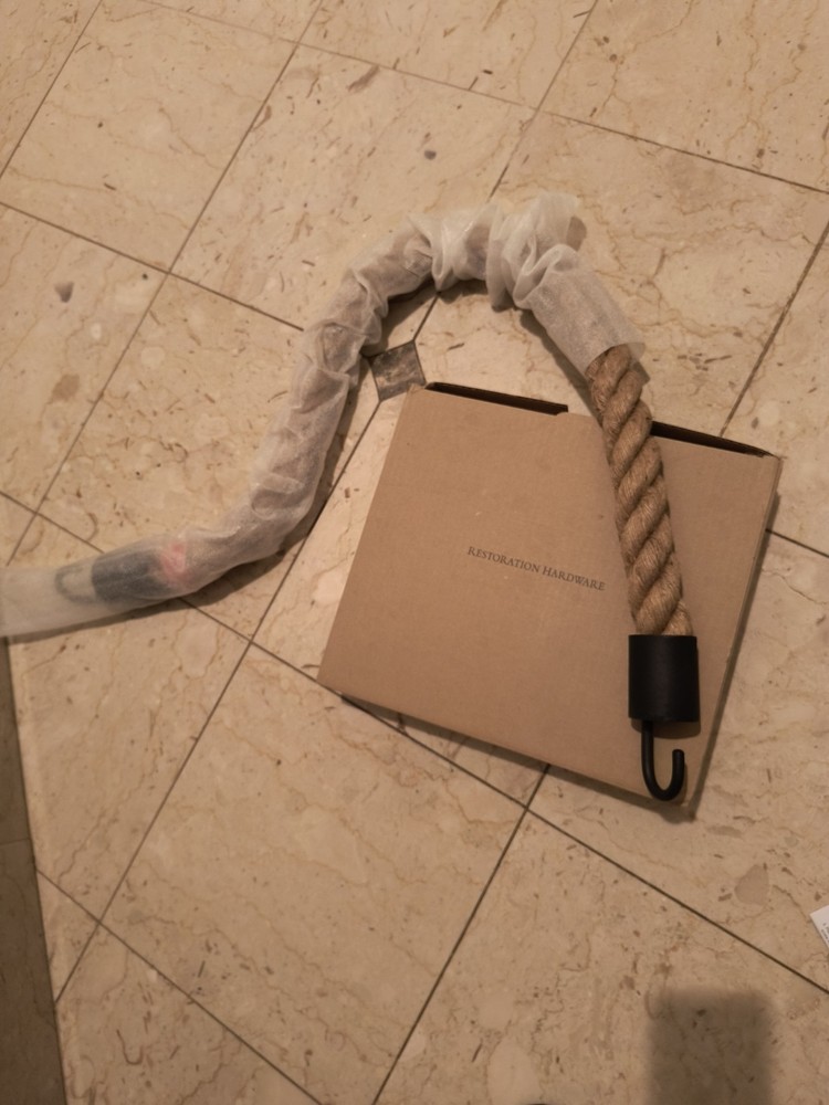 4 Restoration Hardware Hemp Rope Tie Back